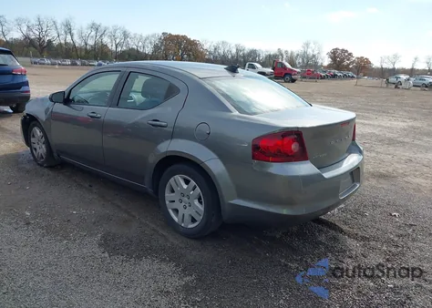 2013 Dodge Avenger Se from USA, damaged, VIN 1C3CDZAB5DN580848